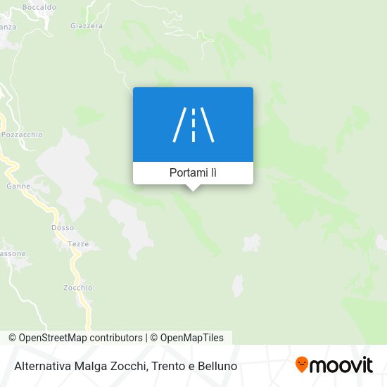 Mappa Alternativa Malga Zocchi