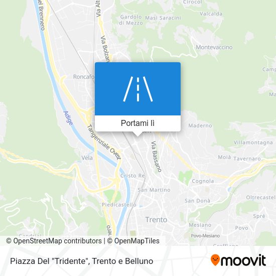 Mappa Piazza Del "Tridente"