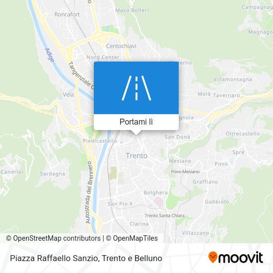 Mappa Piazza Raffaello Sanzio