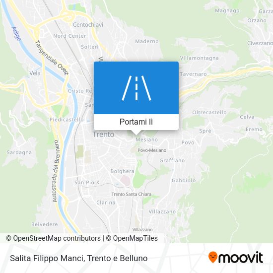 Mappa Salita Filippo Manci