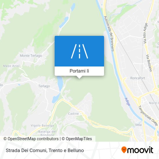 Mappa Strada Dei Comuni
