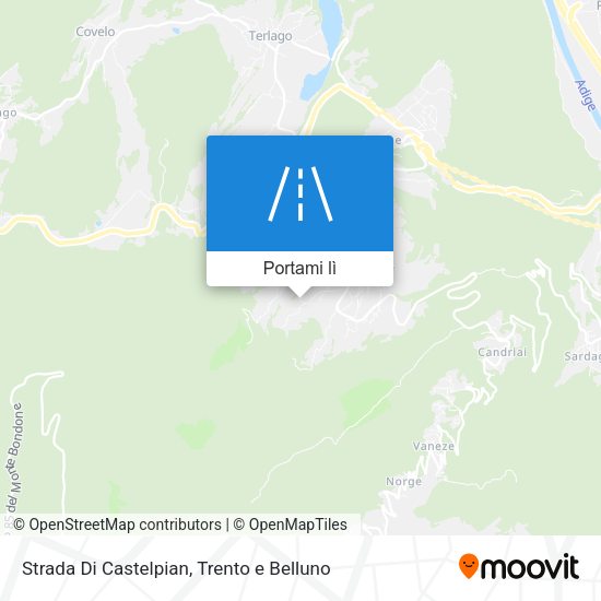 Mappa Strada Di Castelpian