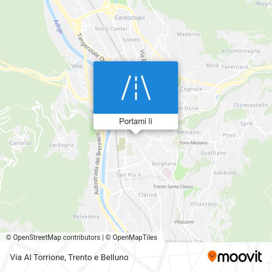 Mappa Via Al Torrione