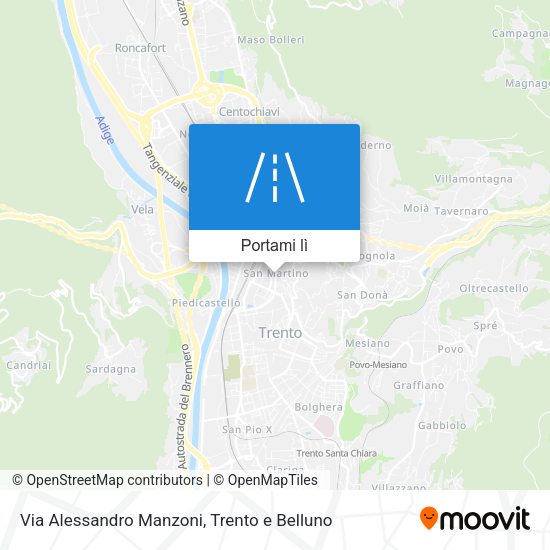 Mappa Via Alessandro Manzoni