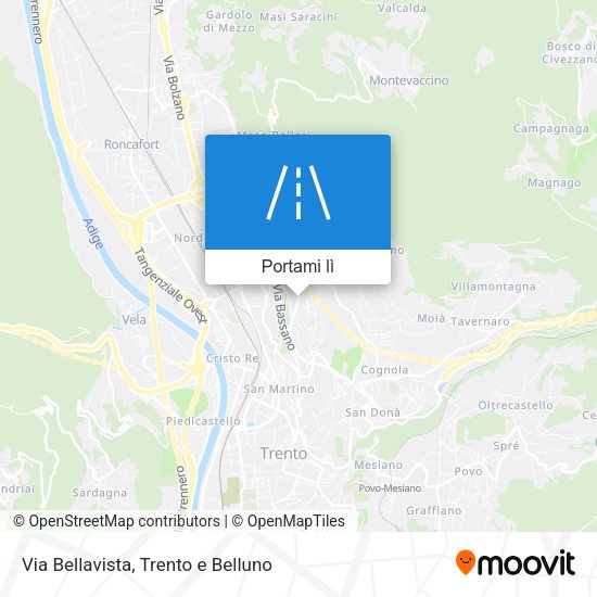 Mappa Via Bellavista