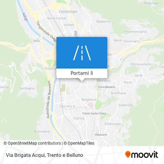 Mappa Via Brigata Acqui