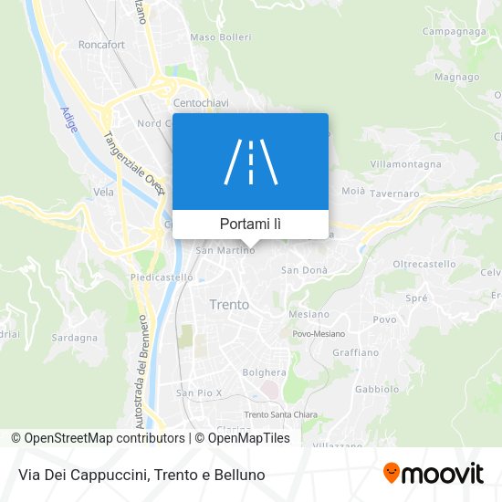 Mappa Via Dei Cappuccini