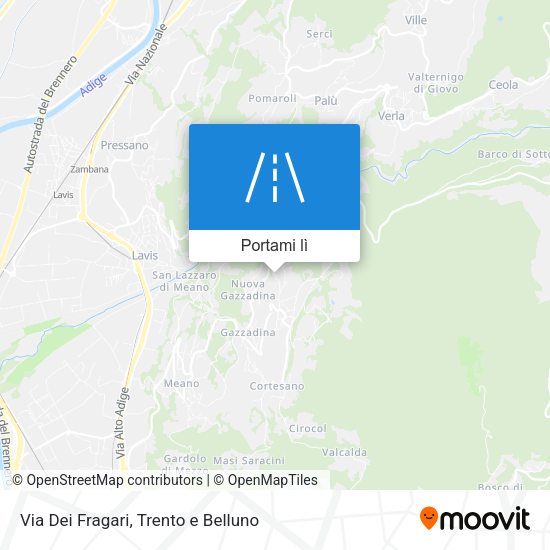 Mappa Via Dei Fragari