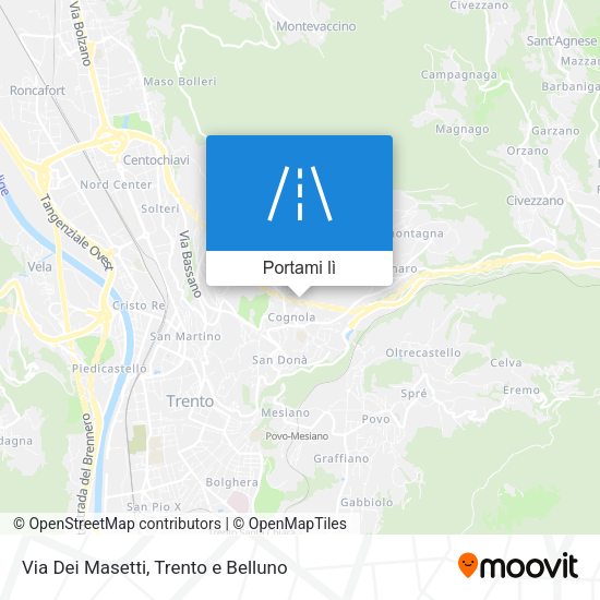 Mappa Via Dei Masetti