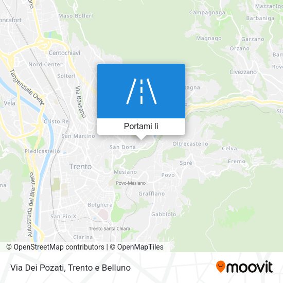Mappa Via Dei Pozati