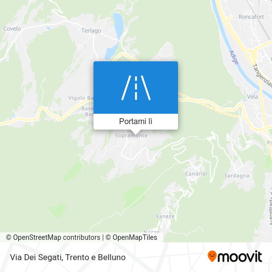 Mappa Via Dei Segati