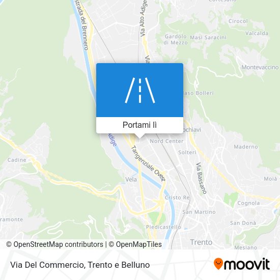 Mappa Via Del Commercio