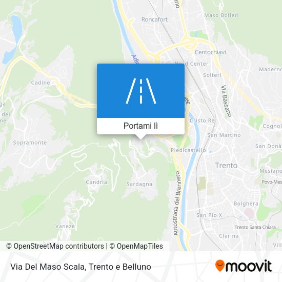 Mappa Via Del Maso Scala