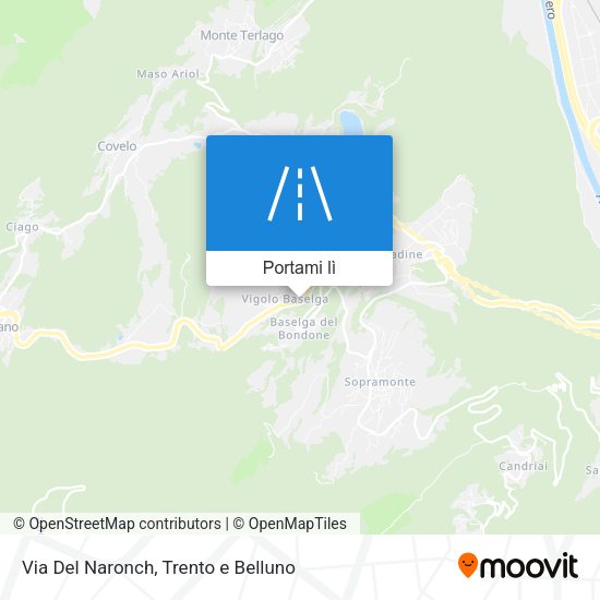 Mappa Via Del Naronch