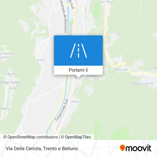 Mappa Via Della Ceriola