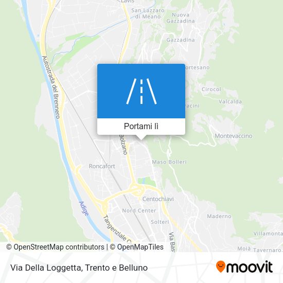 Mappa Via Della Loggetta