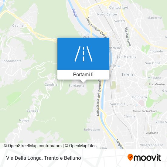 Mappa Via Della Longa