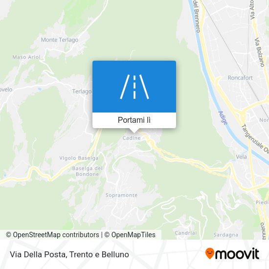 Mappa Via Della Posta