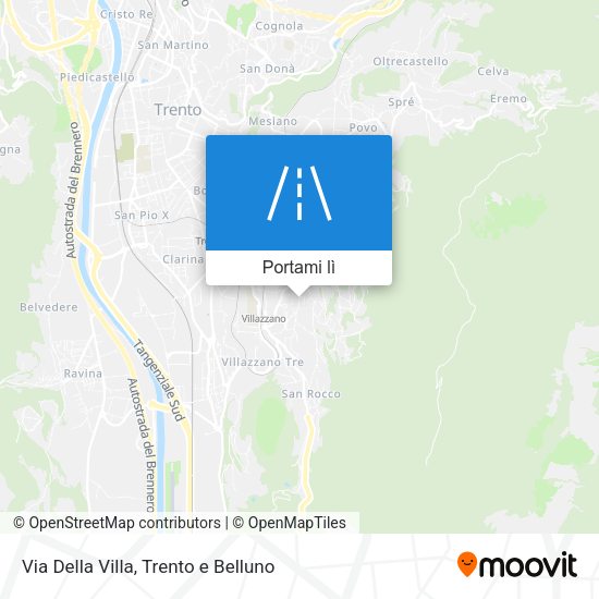 Mappa Via Della Villa