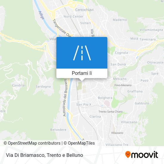 Mappa Via Di Briamasco
