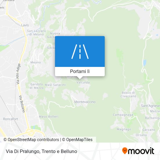 Mappa Via Di Pralungo