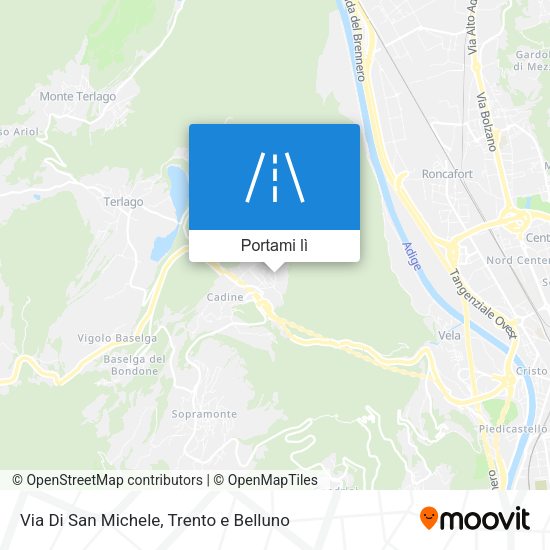 Mappa Via Di San Michele