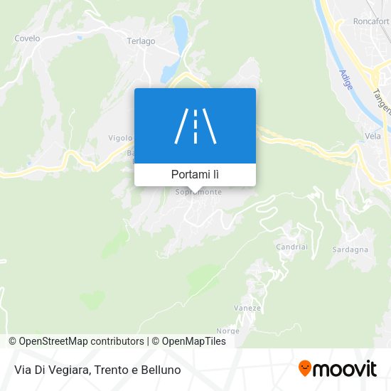 Mappa Via Di Vegiara