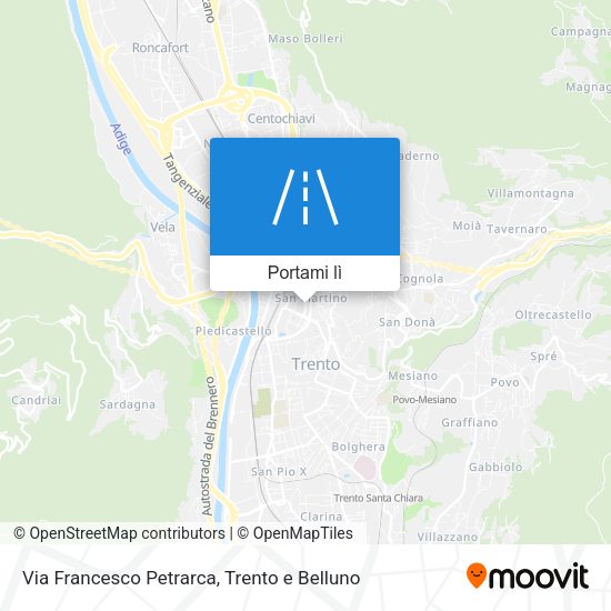 Mappa Via Francesco Petrarca