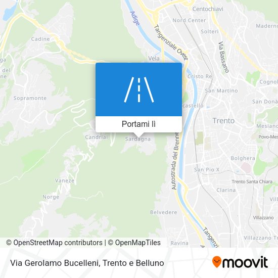 Mappa Via Gerolamo Bucelleni
