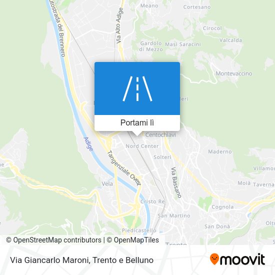 Mappa Via Giancarlo Maroni
