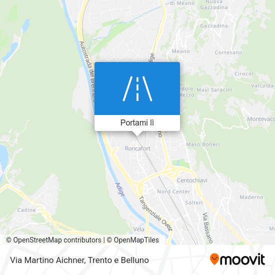 Mappa Via Martino Aichner