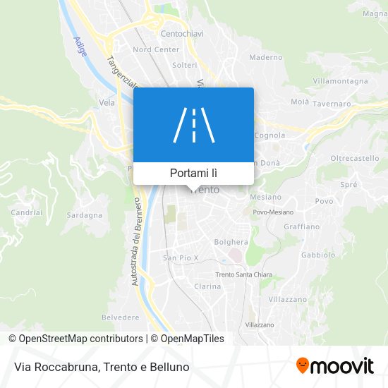 Mappa Via Roccabruna