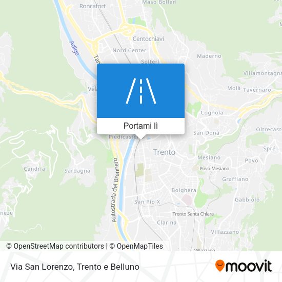 Mappa Via San Lorenzo