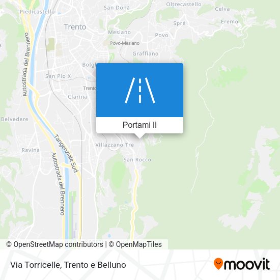 Mappa Via Torricelle