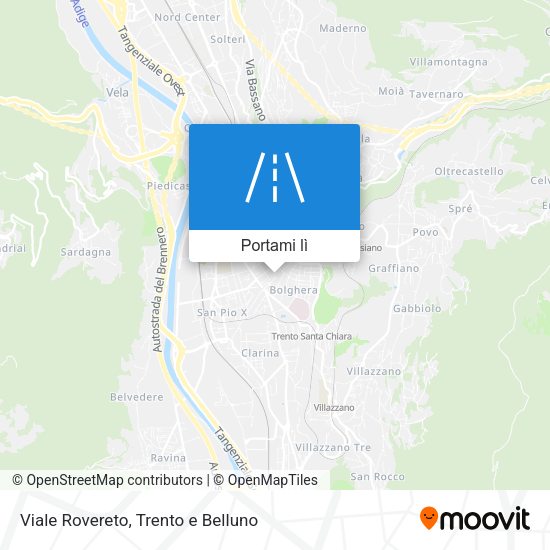 Mappa Viale Rovereto