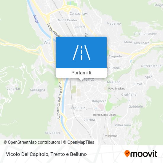 Mappa Vicolo Del Capitolo