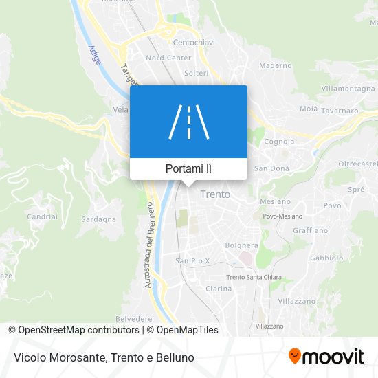 Mappa Vicolo Morosante