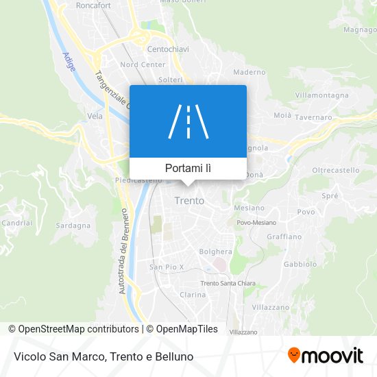 Mappa Vicolo San Marco