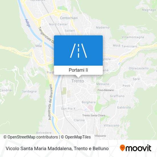 Mappa Vicolo Santa Maria Maddalena