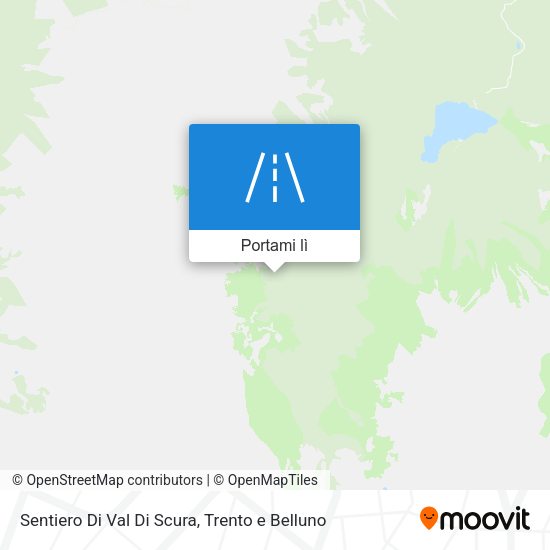 Mappa Sentiero Di Val Di Scura