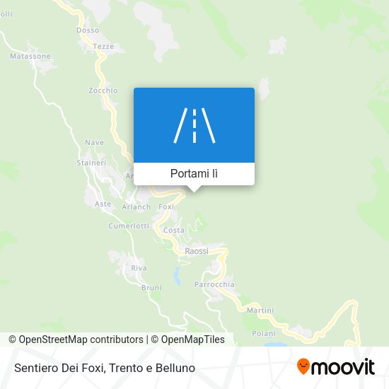 Mappa Sentiero Dei Foxi