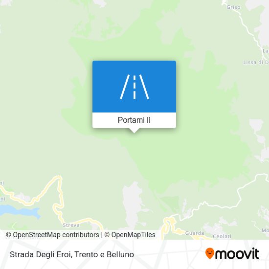 Mappa Strada Degli Eroi
