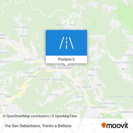 Mappa Via San Sebastiano