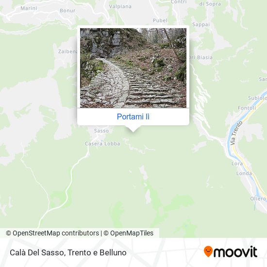 Mappa Calà Del Sasso