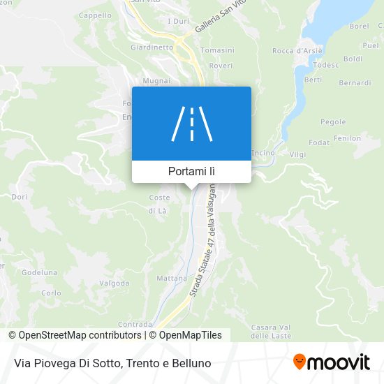 Mappa Via Piovega Di Sotto
