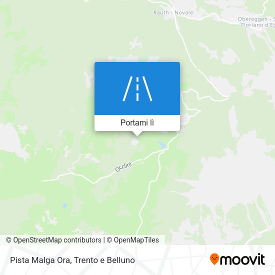 Mappa Pista Malga Ora