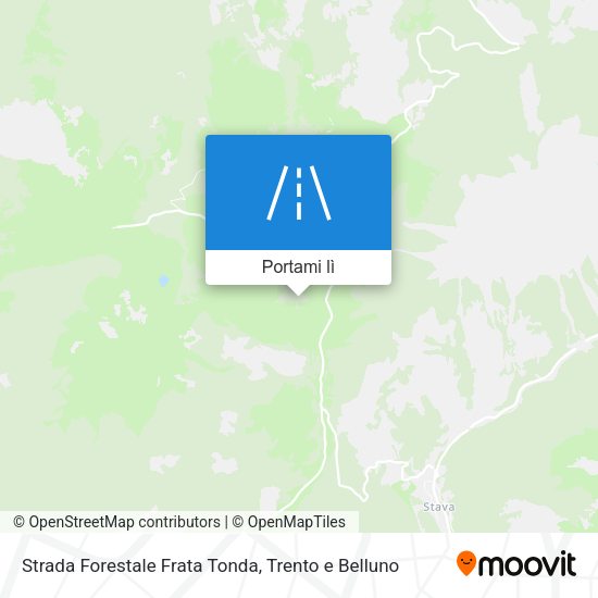 Mappa Strada Forestale Frata Tonda