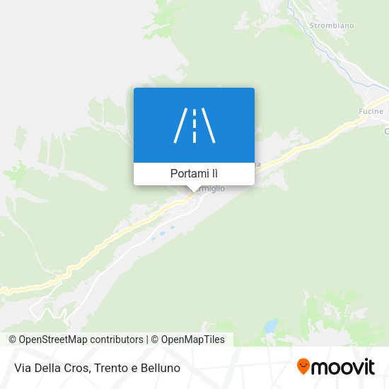Mappa Via Della Cros