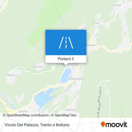 Mappa Vicolo Del Palazzo