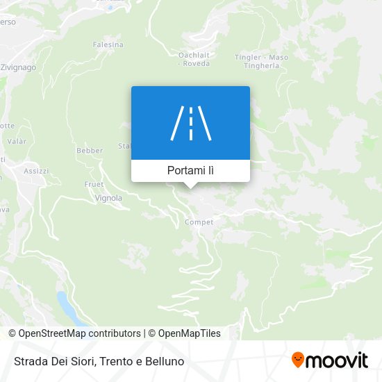 Mappa Strada Dei Siori